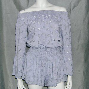 SURF GYPSY | Eyelet Embroidered Romper